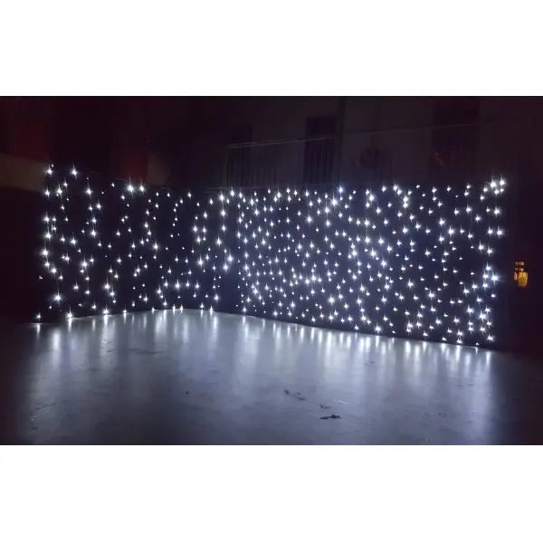 Sterrendoek 6×3 meter wit licht (inclusief statieven)