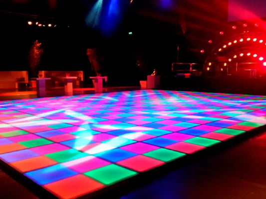 LED verlichte dansvloer 4x4 meter
